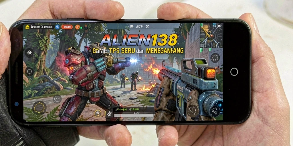Tampilan gameplay menegangkan di dunia alien dalam ALIEN138.