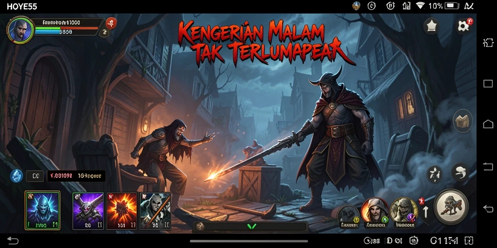 Tampilkan gameplay HOYE55 yang mencekam dan penuh ketegangan.