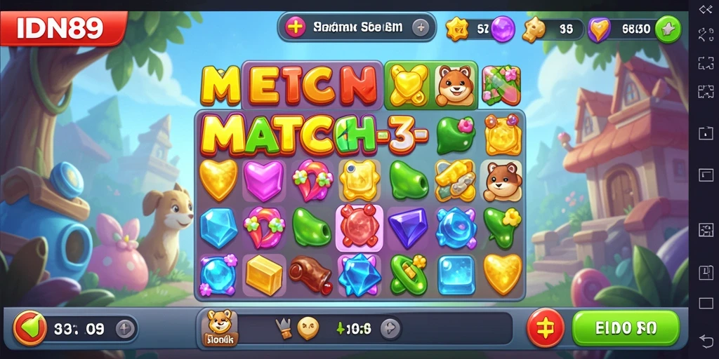 Tampilan gameplay seru IDN89 yang memikat di setiap level.