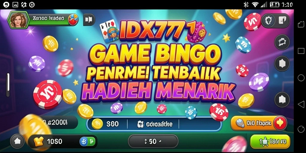 Screenshot gameplay menunjukkan pemain menikmati keseruan Bingo di IDX777.