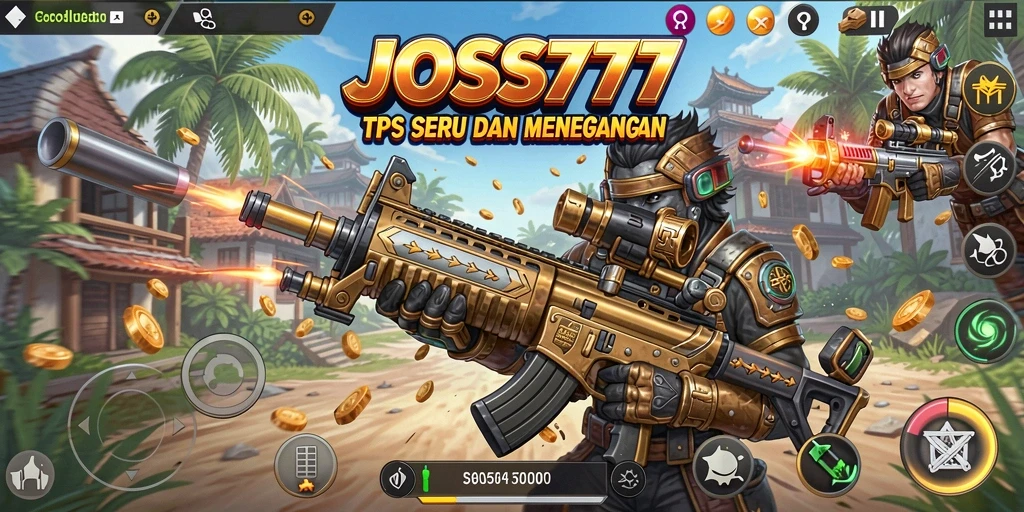 Tampilan grafis menakjubkan dalam gameplay JOSS777.