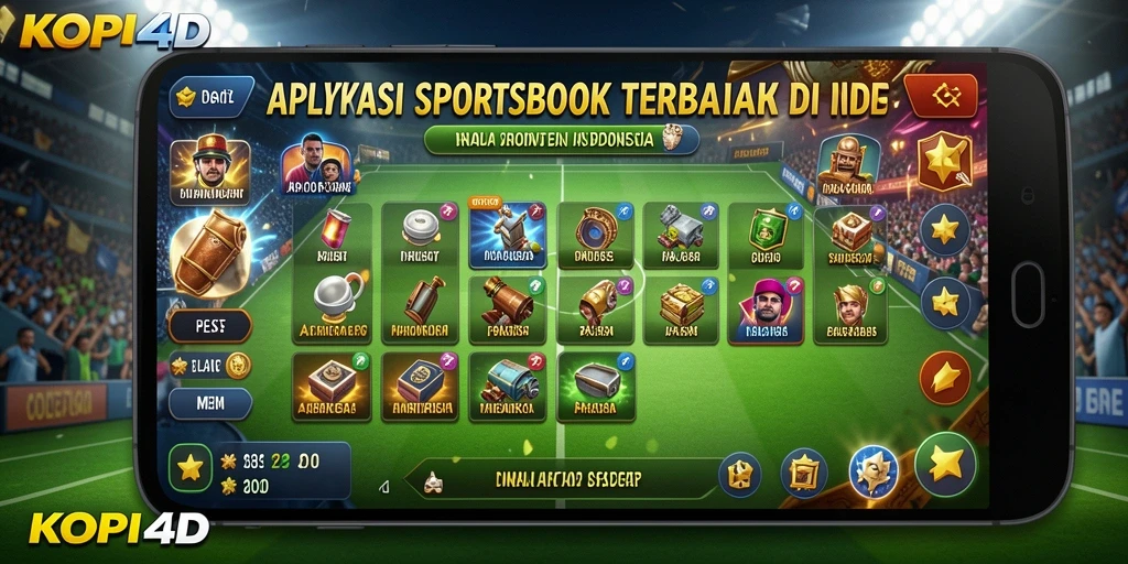 Screenshot utama KOPI4D menampilkan pengalaman taruhan olahraga yang seru.