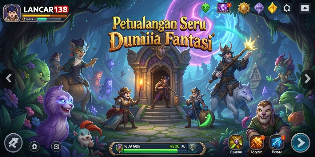 Tampilan menarik dari gameplay petualangan LANCAR138 yang seru.