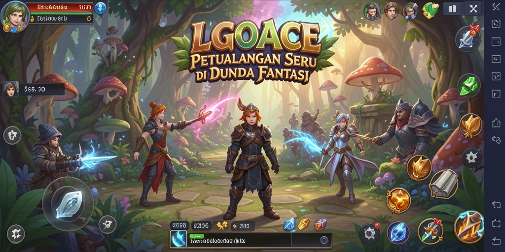 Gameplay LGOACE yang mengasyikkan di dunia petualangan.