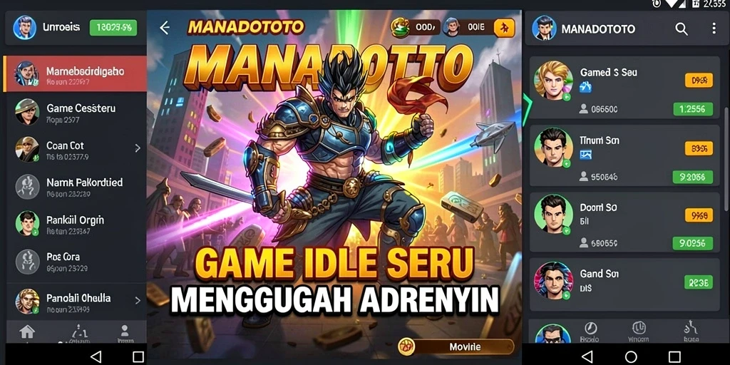 Tampilan gameplay seru dan menantang dari MANADOTOTO.