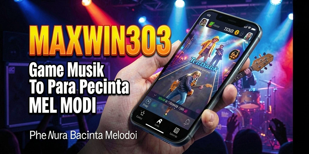 Screenshot gameplay MAXWIN303 menunjukkan pengalaman musik yang seru dan interaktif.
