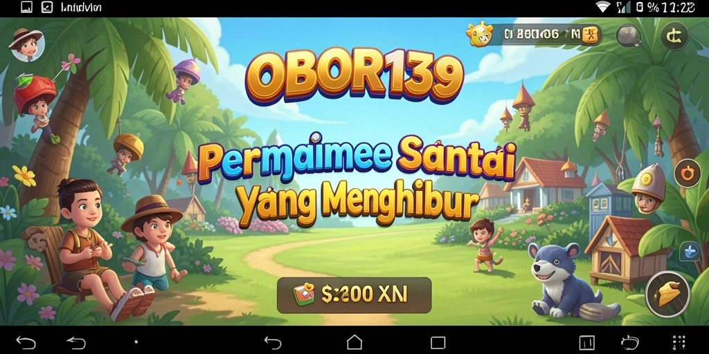 Tangkapan layar utama menampilkan gameplay yang seru dan santai di OBOR138.