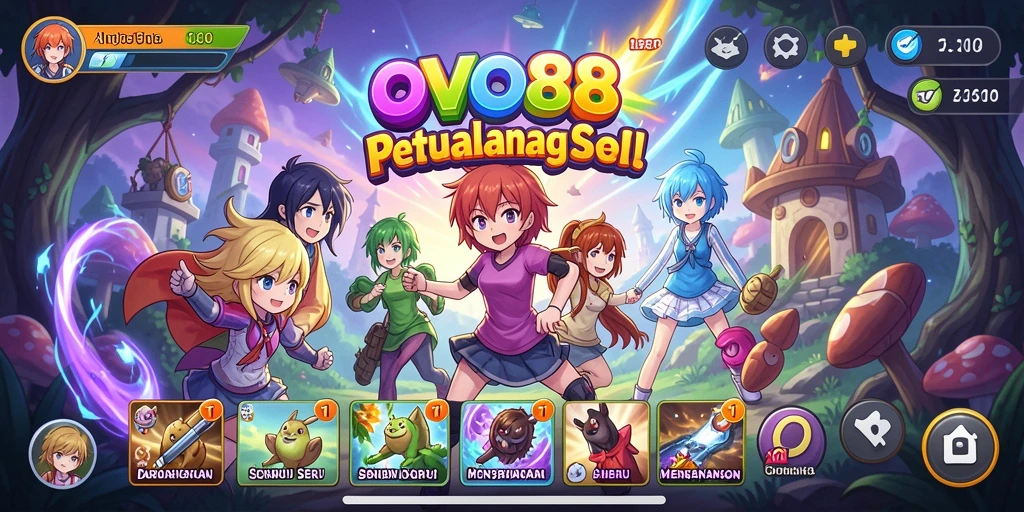 Tampilan gameplay OVO88 yang menakjubkan dan dinamis.
