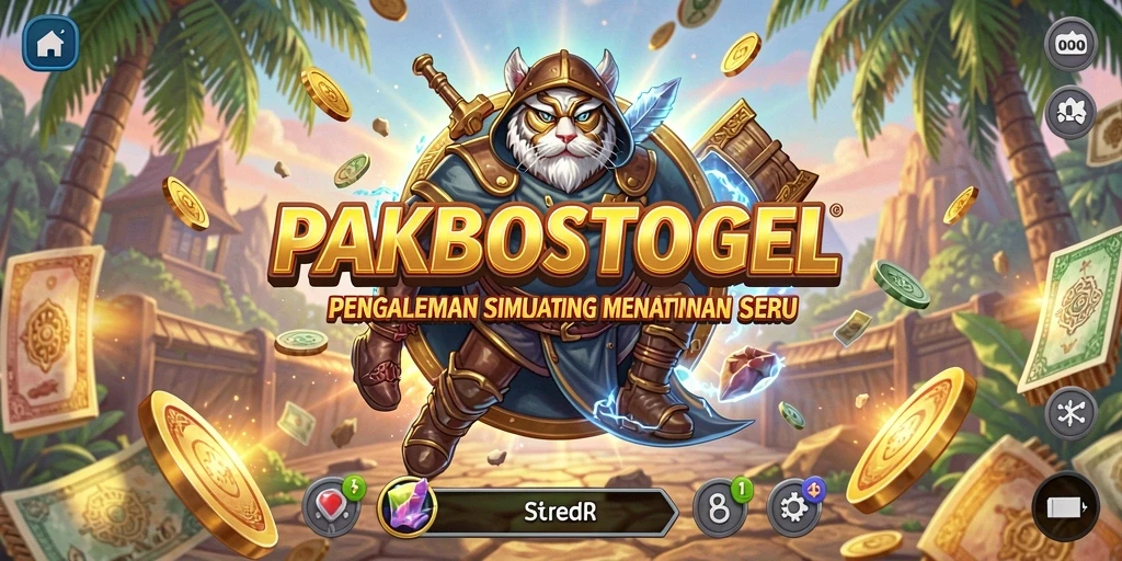 Screenshot gameplay PAKBOSTOGEL menunjukkan suasana simulation yang seru dan interaktif.
