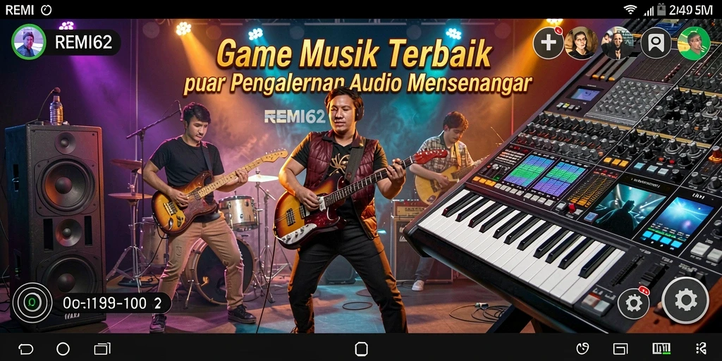 Tampilan screenshot gameplay REMI62 yang seru dan interaktif.
