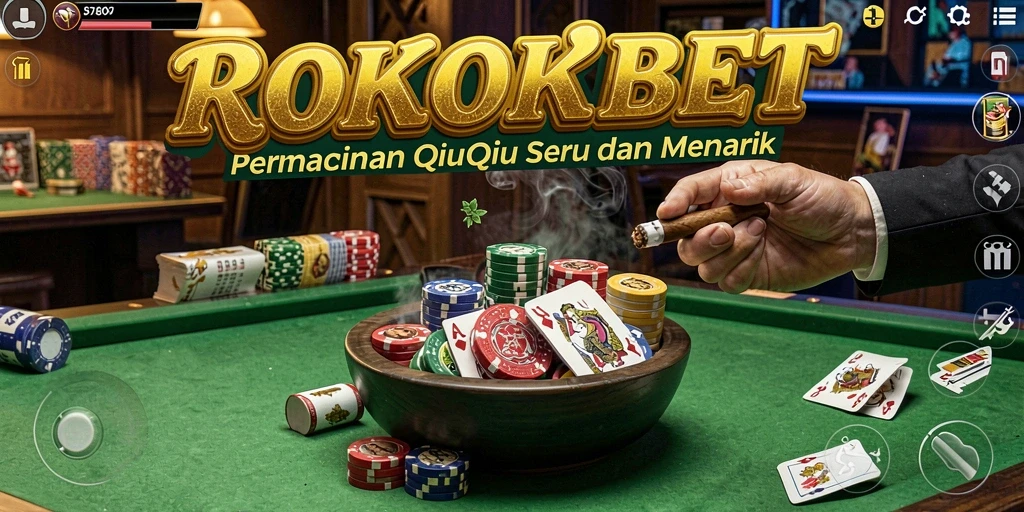Tampilan gameplay QiuQiu yang seru di ROKOKBET.