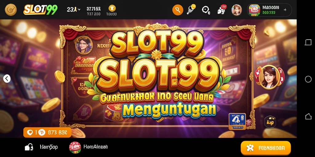 Tampilan permainan yang menarik dan mendebarkan dari SLOT99.