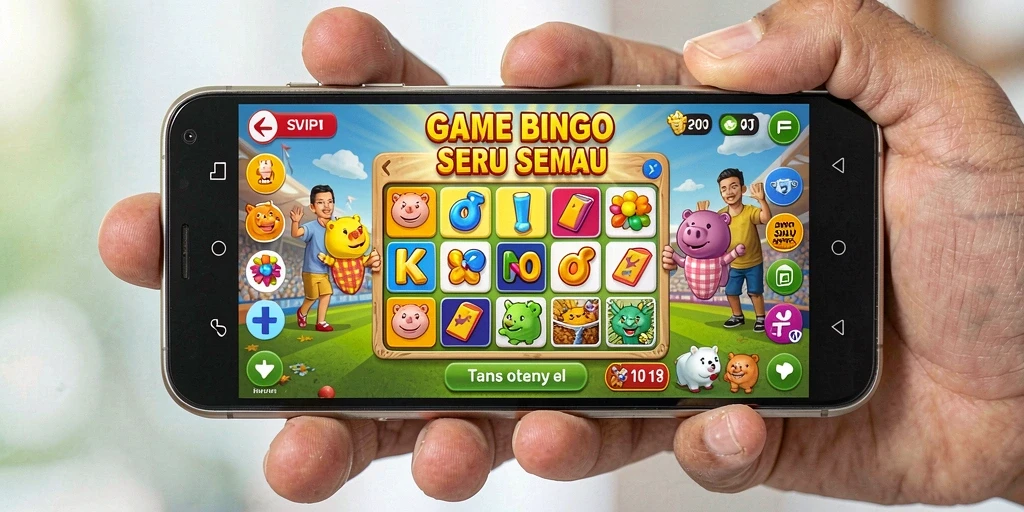 Tampilan permainan Bingo yang menarik di SVIP1.