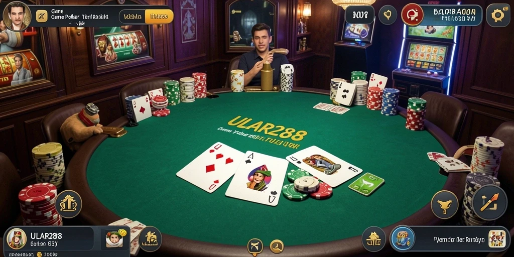 Tampilan grafik menakjubkan dan gameplay Poker yang seru.