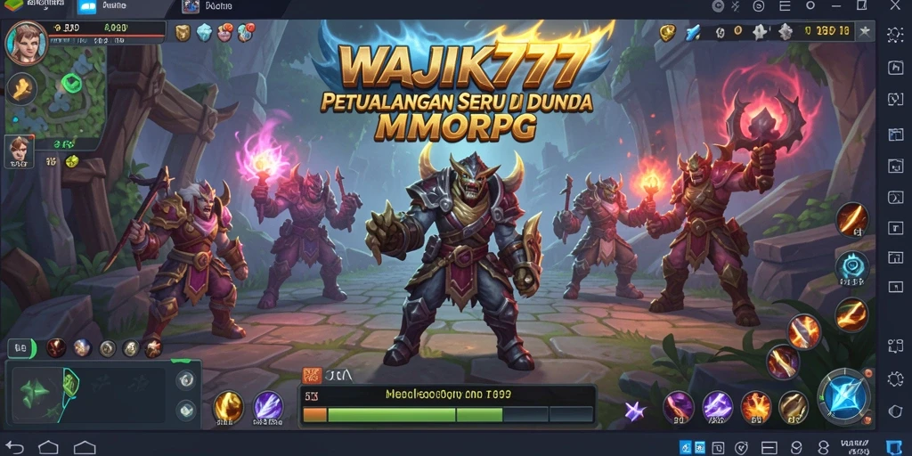 Tangkapan layar dari gameplay seru di WAJIK777 dengan karakter yang beraksi.